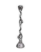 12" Seaworn Silver Candlestick Holder