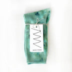 Mens Malachite Tie-Dye Dressy Socks