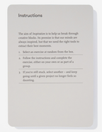 Inspiration Card Game