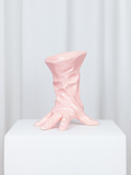 Handmade Ceramic Pink Glove Vase