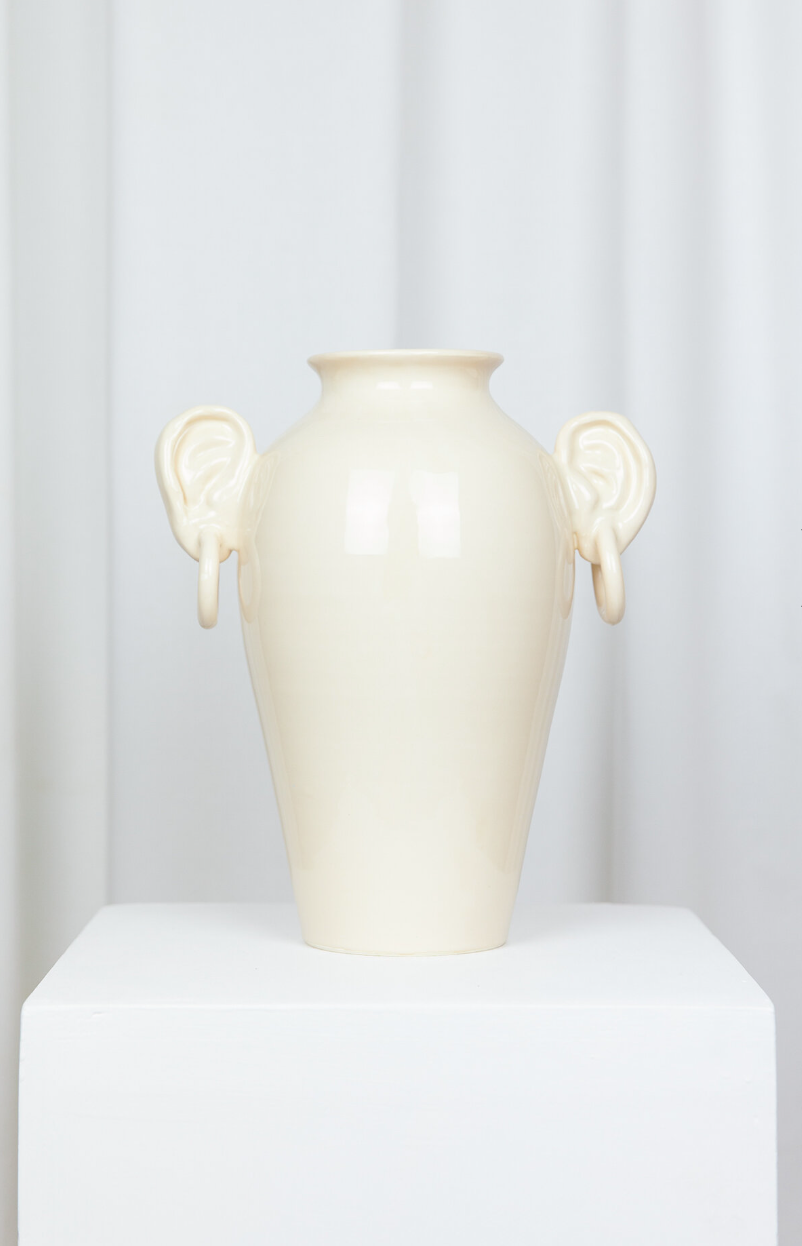 Handmade Ceramic Vase With Ears