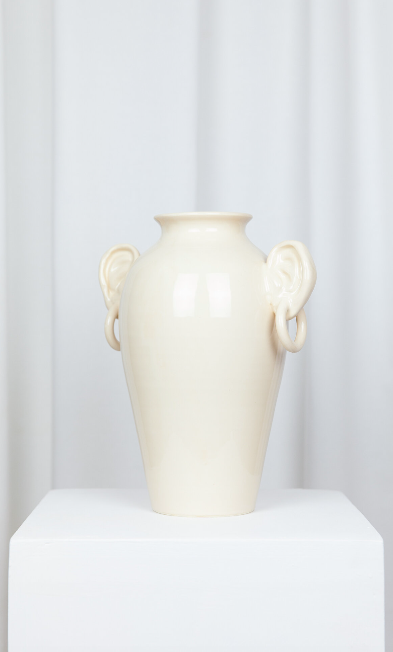 Handmade Ceramic Vase With Ears